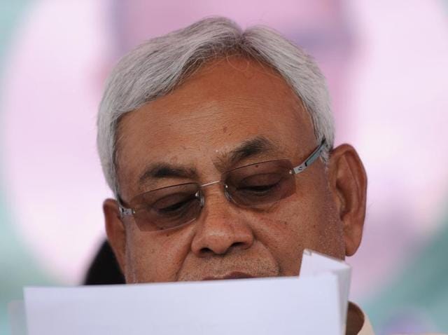 Bihar chief minister Nitish Kumar has dismissed the argument that the imposition of a total prohibition of liquor impinged on the fundamental right of citizens and pointed to the directive principle to justify the ban on alcohol in the state. (Burhaan Kinu / HT file photo) Bihar chief minister Nitish Kumar has dismissed the argument that the imposition of a total prohibition of liquor impinged on the fundamental right of citizens and pointed to the directive principle to justify the ban on alcohol in the state. (Burhaan Kinu / HT file photo)