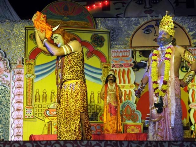 Delhi is all set to witness Bollywood actors and models at this year’s Luv Kush Ramleela.(Sunil Ghosh / HT Photo)