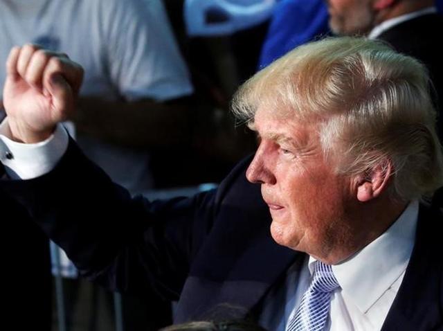 Republican presidential nominee Donald Trump works the ropeline at Wings Over the Rockies Air and Space Museum following a campaign rally in Denver, Colorado. (Reuters File Photo) Republican presidential nominee Donald Trump works the ropeline at Wings Over the Rockies Air and Space Museum following a campaign rally in Denver, Colorado. (Reuters File Photo)