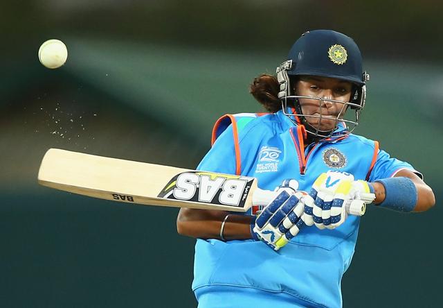 Harmanpreet Kaur created history by becoming the first Indian to be signed by the Women’s Big Bash League, a franchise-based T20 tournament in Australia.(Getty Images)