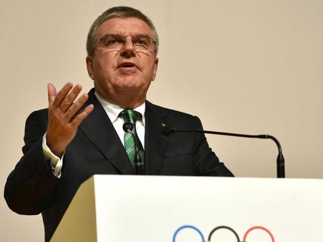 International Olympic Committee (IOC) President Thomas Bach speaks in Rio de Janeiro. (AFP Photo) International Olympic Committee (IOC) President Thomas Bach speaks in Rio de Janeiro. (AFP Photo)