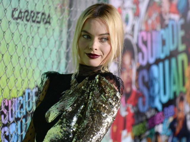 Actor Margot Robbie looks nothing like her on-screen counterpart Harley Quinn as she attends the world premiere of Suicide Squad. (Evan Agostini/Invision/AP) Actor Margot Robbie looks nothing like her on-screen counterpart Harley Quinn as she attends the world premiere of Suicide Squad. (Evan Agostini/Invision/AP)