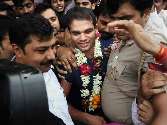 Narsingh Pancham Yadav even trained for two hours on the day of his doping violation verdict.(Reuters) Narsingh Pancham Yadav even trained for two hours on the day of his doping violation verdict.(Reuters)