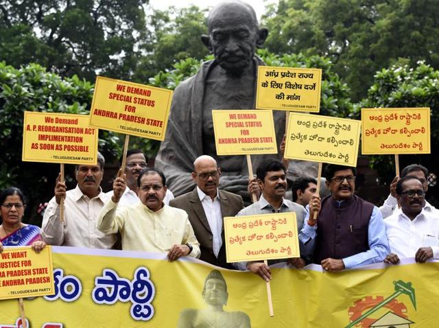 Opposition Bandh Shuts Down Andhra Pradesh Over Special Category Status ...