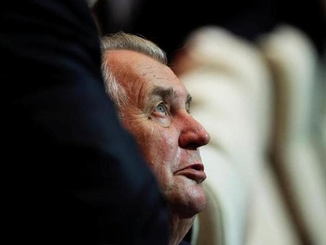 Czech President Milos Zeman says the country should refuse to take in refugees to ensure they cannot commit ’barbaric attacks’, his spokesperson said on Tuesday.(Reuters File Photo)