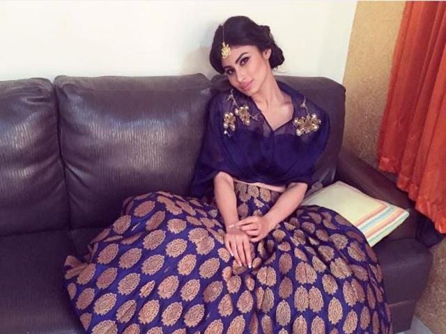 Here she is relaxing like a princess in her ball gown. (Instagram) 