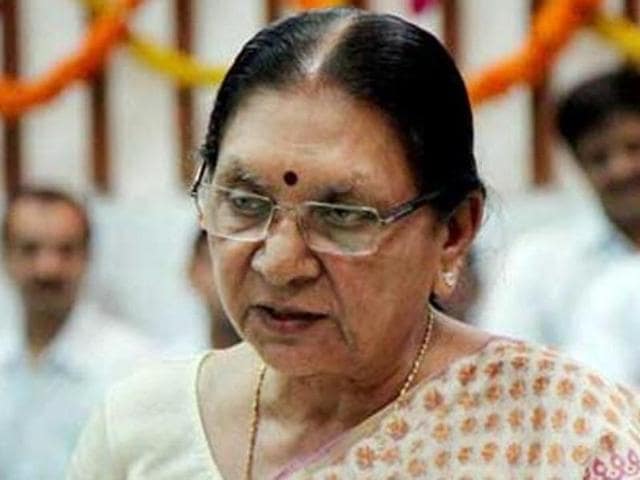 Gujarat chief minister Anandiben Patel meeting Prime Minister Narendra Modi in New Delhi in June 2014. Patel is stepping down from her post almost a year-and-a-half before her tenure ends. The BJP must juggle caste politics in rather trying times while picking her successor.(PTI File Photo)