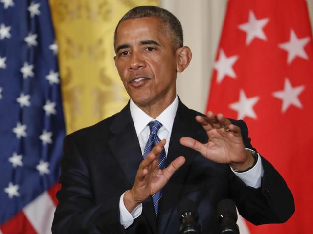 President Barack Obama slammed Donald Trump as ‘woefully unprepared’ to serve in the White House and challenged Republican lawmakers to drop their support for their party's nominee. (AP) President Barack Obama slammed Donald Trump as ‘woefully unprepared’ to serve in the White House and challenged Republican lawmakers to drop their support for their party's nominee. (AP)