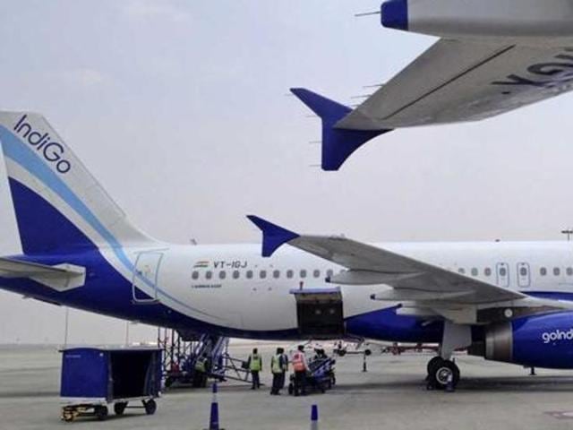 In Guwahati, an Indigo flight from Mumbai was about to land at the Lokapriya Gopinath Bordoloi International Airport when another aircraft took off for Chennai, crossing the path of the first jet.(Reuters File Photo)