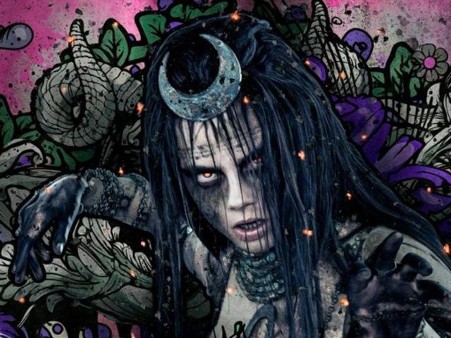 Cara Delevingne as June Moone / Enchantress: An archaeologist who is possessed by an ancient evil force that transforms her into a powerful sorceress. Cara Delevingne as June Moone / Enchantress: An archaeologist who is possessed by an ancient evil force that transforms her into a powerful sorceress.