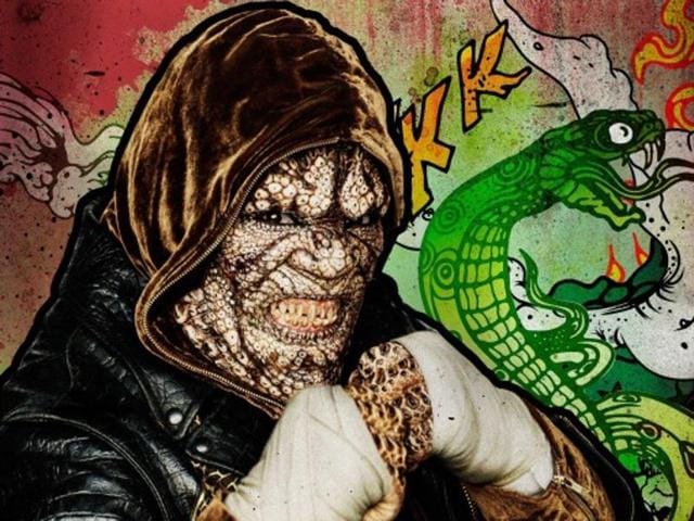 Adewale Akinnuoye-Agbaje as Waylon Jones / Killer Croc: A supervillain who suffers from a skin condition that causes him to develop reptilian features. Adewale Akinnuoye-Agbaje as Waylon Jones / Killer Croc: A supervillain who suffers from a skin condition that causes him to develop reptilian features.
