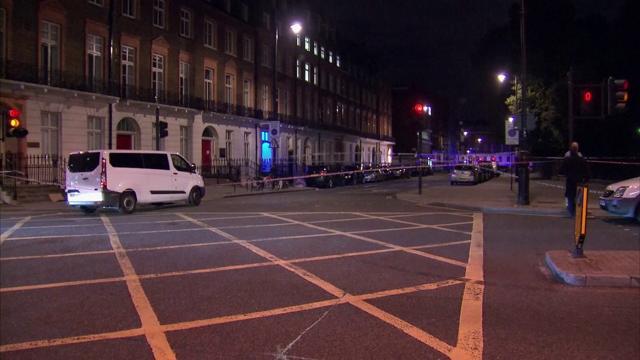 Police cordoned off the area where a knife attack happened late on the night of August 4, 2016. In 2005, a bomb was detonated on a bus in Tavistock Square, a short distance from Russell Square. (AP Photo) Police cordoned off the area where a knife attack happened late on the night of August 4, 2016. In 2005, a bomb was detonated on a bus in Tavistock Square, a short distance from Russell Square. (AP Photo)