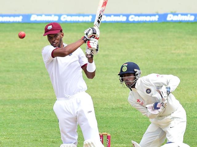Roston Chase’s inspired knock of 137 salvaged a draw for West Indies against India. (AFP) Roston Chase’s inspired knock of 137 salvaged a draw for West Indies against India. (AFP)