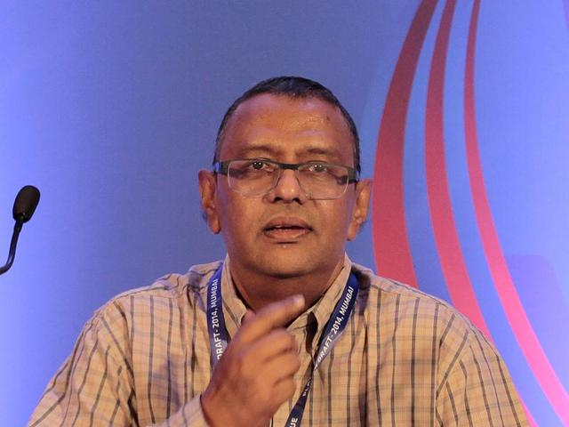 Mumbai, India - July 22, 2014: Andy Knee, Kushal Das and Baichung Bhutia addressing media during the player draft of Hero Indian Super league in Mumbai, India, on Tuesday, July 22, 2014. (Photo by Anshuman Poyrekar/ Hindustan Times)(Hindustan Times) Mumbai, India - July 22, 2014: Andy Knee, Kushal Das and Baichung Bhutia addressing media during the player draft of Hero Indian Super league in Mumbai, India, on Tuesday, July 22, 2014. (Photo by Anshuman Poyrekar/ Hindustan Times)(Hindustan Times)