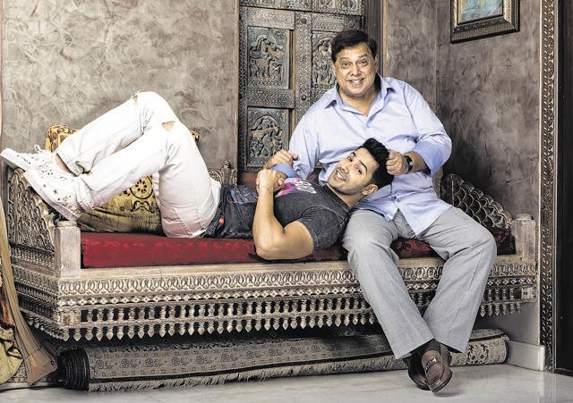 Varun Dhawan worked with father, David Dhawan in Main Tera Hero. (Aalok Soni/HT Photo)