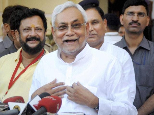 Bihar chief minister Nitish Kumar addressing the media at the campus of Bihar assembly in Patna on August 4, 2016, the last day of Monsoon session. (PTI) Bihar chief minister Nitish Kumar addressing the media at the campus of Bihar assembly in Patna on August 4, 2016, the last day of Monsoon session. (PTI)