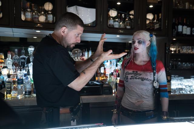 Director David Ayer with Margot Robbie. (Clay Enos) Director David Ayer with Margot Robbie. (Clay Enos)