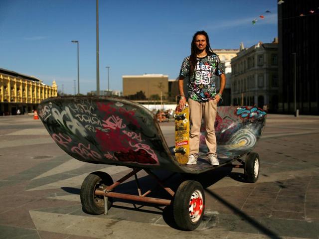 Mauricio Nava, a 29-year-old skater, says f it wasn't for the Olympics, Cariocas (locals) would not have benefited. (REUTERS)