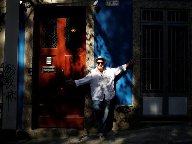 Jorge Salomao, a 70-year-old poet says the Olympics will bring a moment of joy and fraternization in this city that is the most beautiful in the world. (REUTERS)