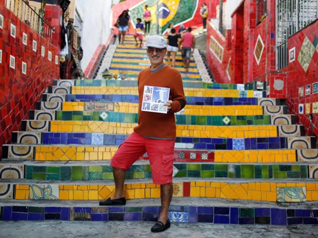 Street vendor Gilberto Rabelo says Olympics will benefit only a few people. (REUTERS)