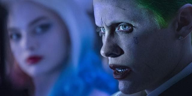 Spoiler alert: Jared Leto’s Joker is not in the movie as much as we would have liked. But his presence hangs like a spectre. (Warner Bros.) Spoiler alert: Jared Leto’s Joker is not in the movie as much as we would have liked. But his presence hangs like a spectre. (Warner Bros.)