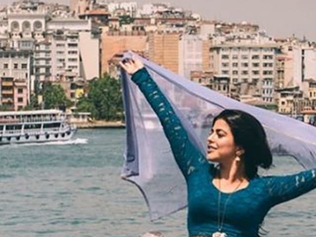 Istanbul is a cultural experience and Shenaz seems to love it. (Instagram) 