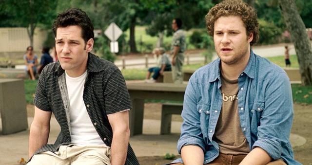 Actor Seth Rogen (right) played lovable, overweight website developer in Knocked Up (2007)