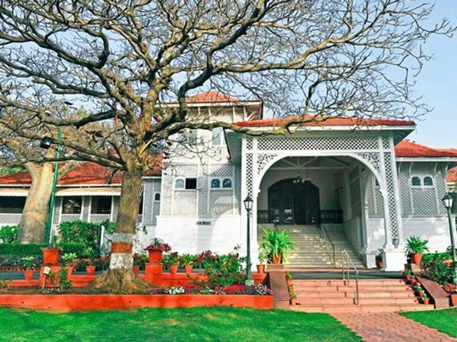 The Governor’s residence and office, inside the Raj Bhavan complex.(Photo: Aalok Soni/HT)