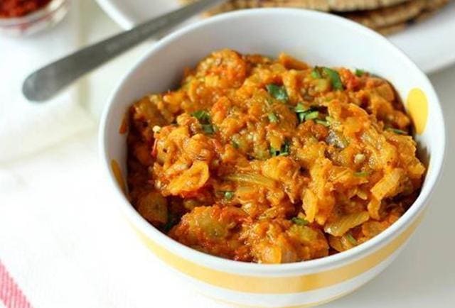 Punjabi baingan bharta. Punjabi baingan bharta.