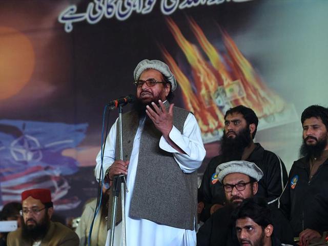 26/11 Mumbai attacks mastermind Hafiz Saeed is the founder of the banned Lashkar-e-Taiba terrorist group, which carried out the audacious 2008 Mumbai attack that killed 166 people.(File Photo)