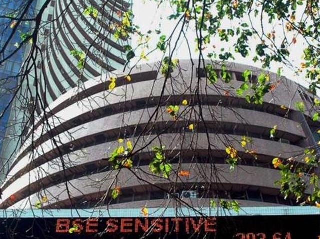The Sensex was trading up 231.03 points, or 0.83%, at 27,945.40, with all sectoral indices led by metal, banking, auto, PSU and power staying in the green, rising by up to 1.25%.(PTI File Photo)