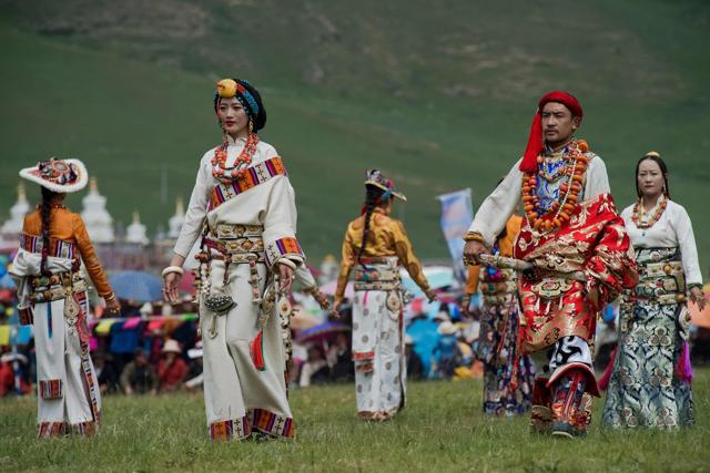 Womens Daily Tibetan Boho Clothing Ethnic Elements Costume Tibet Region  Holidays Travel Kangba Blouse + Robe Daily Life Dance Wear From Fleming627,  $73.77 | DHgate.Com