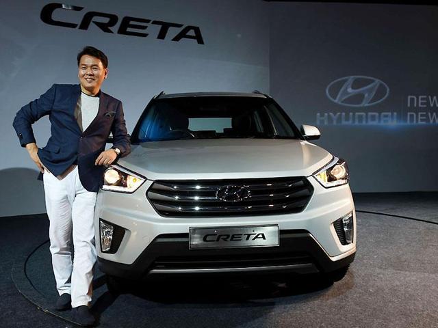 Celebrating its first anniversary, the Korean carmaker’s compact SUV Creta is still selling strong and may also ask for Rs 16,000-20,000 more.(AFP file photo)