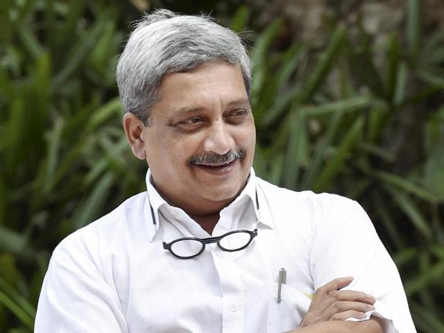 Defence minister Manohar Parrikar at a recent event said no one should dare to criticise the country and, if they do, they should be taught the lesson of their lives.(PTI file photo)