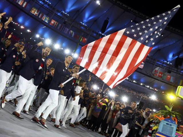 Team USA looked hip. (REUTERS)