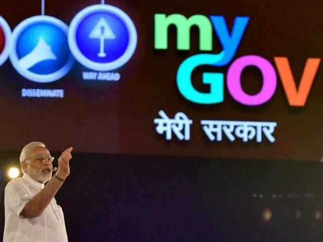 Prime Minister Narendra Modi speaks at the 2nd Year Anniversary celebrations of MyGov in New Delhi on Saturday. (PTI) Prime Minister Narendra Modi speaks at the 2nd Year Anniversary celebrations of MyGov in New Delhi on Saturday. (PTI)