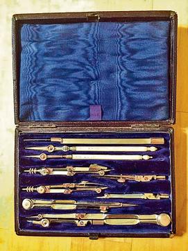 Instruments used by Major Arthur Garrett, who helped restore the Jaipur Jantar Mantar. (HT Photo)