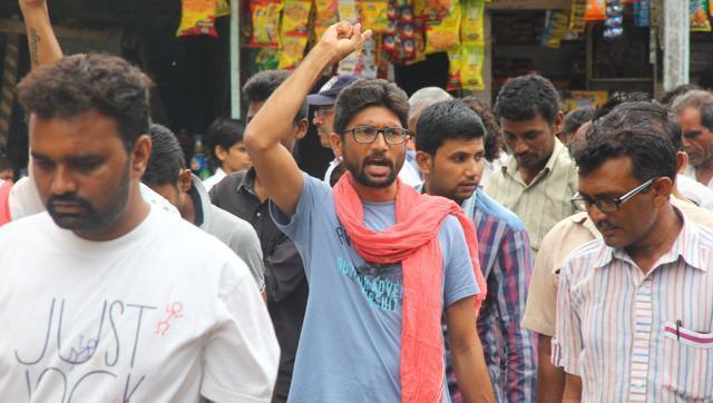 Lawyer Jignesh Mevani is leading the Aazadi Kooch (March for Freedom) in Gujarat. “My work is apolitical. Period,” he says. (Siddharaj Solanki/ HT photo)