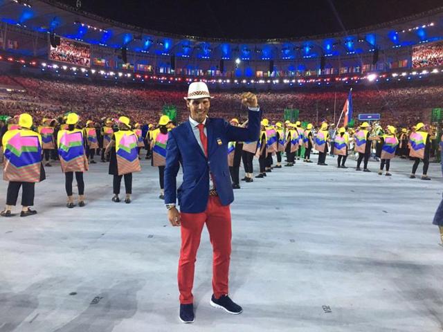 “Proud to represent #Spain in #Rio2016,” Rafael Nadal wrote on twitter. The Spaniard will hope he can have an injury free Games and get back to his best.