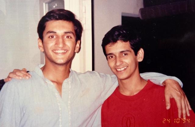 Can you recognise him? Papa CJ (L) with his buddy, Chetan Can you recognise him? Papa CJ (L) with his buddy, Chetan