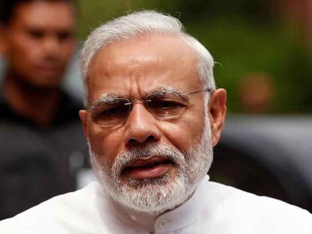 Prime Minister Narendra Modi will hold a ‘townhall’ style event on Saturday to reach out to citizens.(Reuters File Photo)