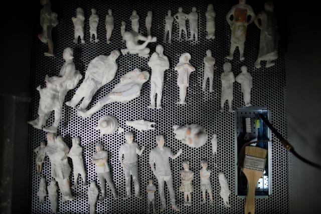 3D-printed figures are seen at a printing company in Seoul. (REUTERS) 3D-printed figures are seen at a printing company in Seoul. (REUTERS)