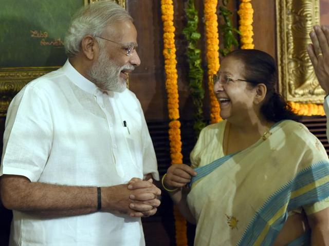 The Opposition had attacked PM Modi for not intervening during the GST Bill debate in Rajya Sabha on Wednesday. Modi will intevene in Lok Sabha on Monday.(PTI file photo)