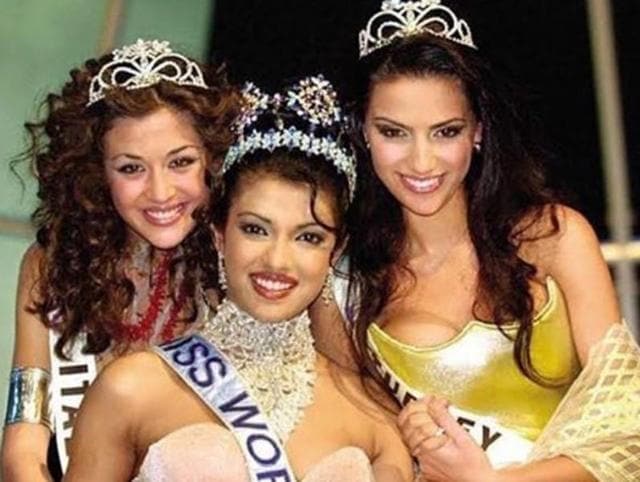 Priyanka Chopra posted this photo on Instagram as a throwback to her Miss World Win in 2000.