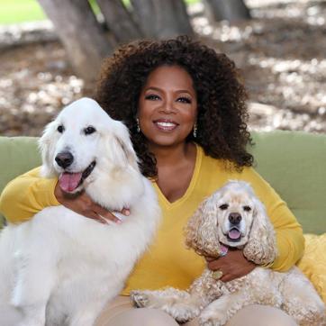 Oprah has friends throughout the world.