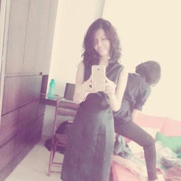 Reshma takes a selfie. Reshma takes a selfie.