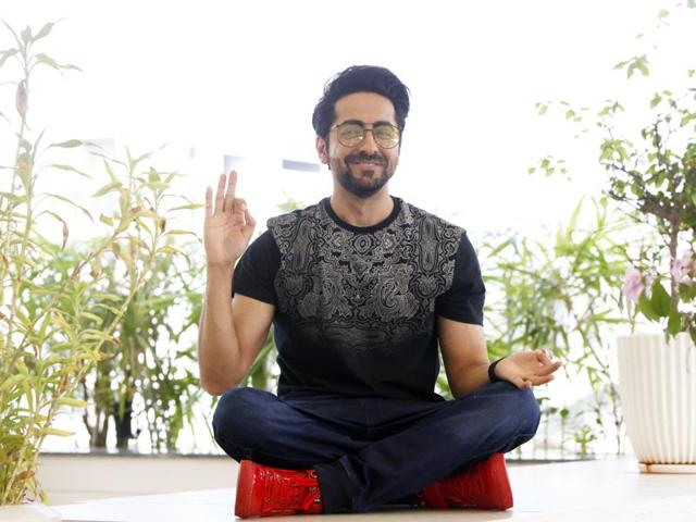 Ayushmann Khurrana will be seen opposite Parineeti Chopra in his upcoming film, Meri Pyaari Bindu.(Vidya Subramanian/ HT Photo) Ayushmann Khurrana will be seen opposite Parineeti Chopra in his upcoming film, Meri Pyaari Bindu.(Vidya Subramanian/ HT Photo)