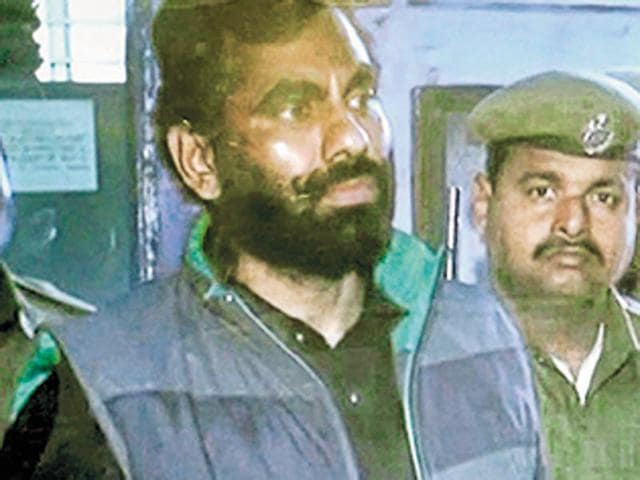 Escaped gangster Anandpal Singh. (HT File Photo) Escaped gangster Anandpal Singh. (HT File Photo)