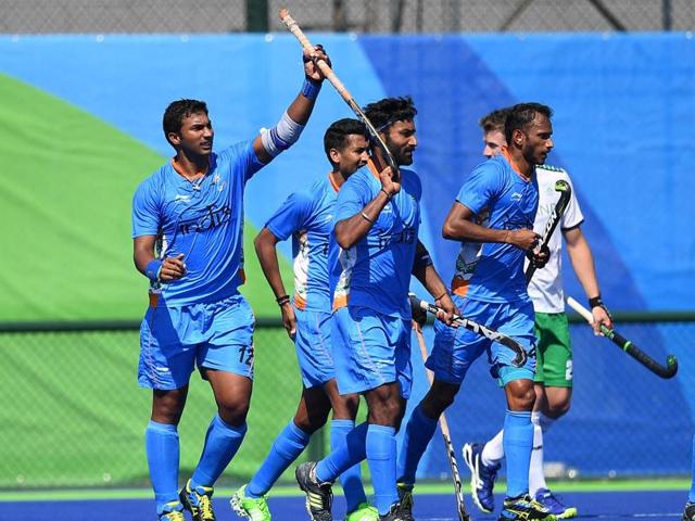 The Indian men’s hockey team broke a 12-year-old Olympics jinx by winning their opening group league encounter against Ireland. (AFP Photo) The Indian men’s hockey team broke a 12-year-old Olympics jinx by winning their opening group league encounter against Ireland. (AFP Photo)