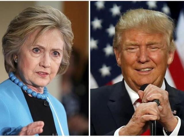 A combination photo shows US Democratic presidential candidate Hillary Clinton (L) and Republican US presidential candidate Donald Trump (R) (Reuters file photos) A combination photo shows US Democratic presidential candidate Hillary Clinton (L) and Republican US presidential candidate Donald Trump (R) (Reuters file photos)